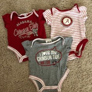 Set of 3 Alabama onesies 3 for $5 make a bundle